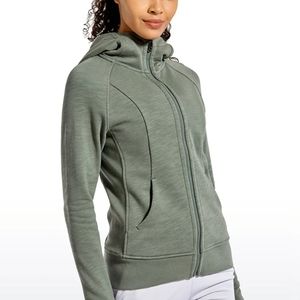 CRZ Yoga Cotton Terry Full Zip Hoodie
